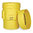 Überfass - Sicherheitsfass, HDPE gelb 360 Liter